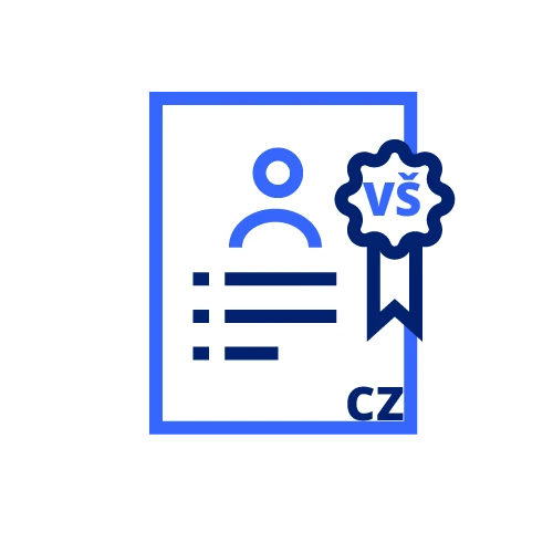 vzor CV student VŠ česky