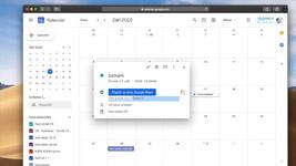 Virtuální místnost Google Meet přes Google kalendář - účastník